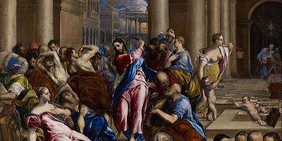 jésus chassant les marchands el greco