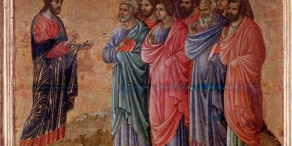 le christ enseignant ses disciples duccio