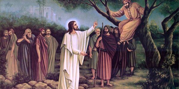 le christ et zachée